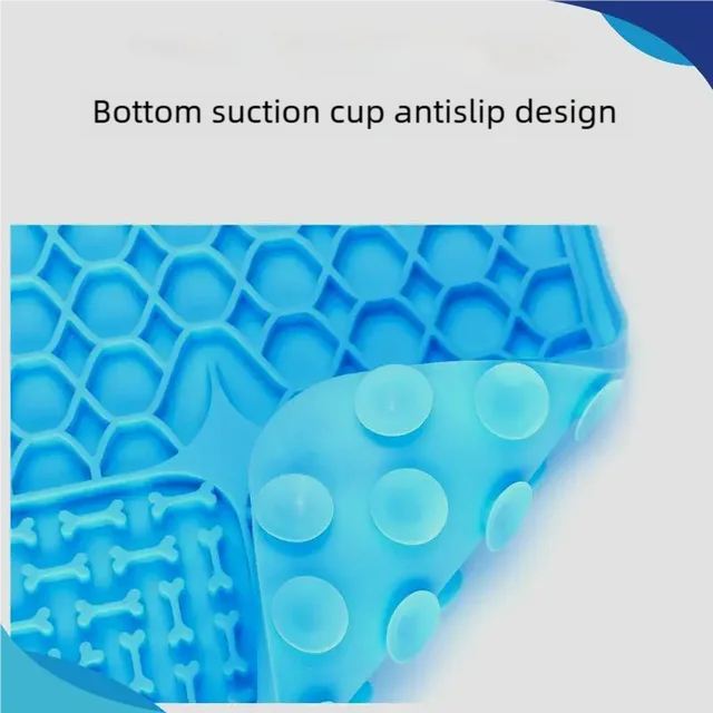 Pet Lick Silicone Mat Pet Slow Food Plate Dog Bathing Distraction Silicone Dog Sucker Food Training Dog Feeder Supplies for Dogs 2