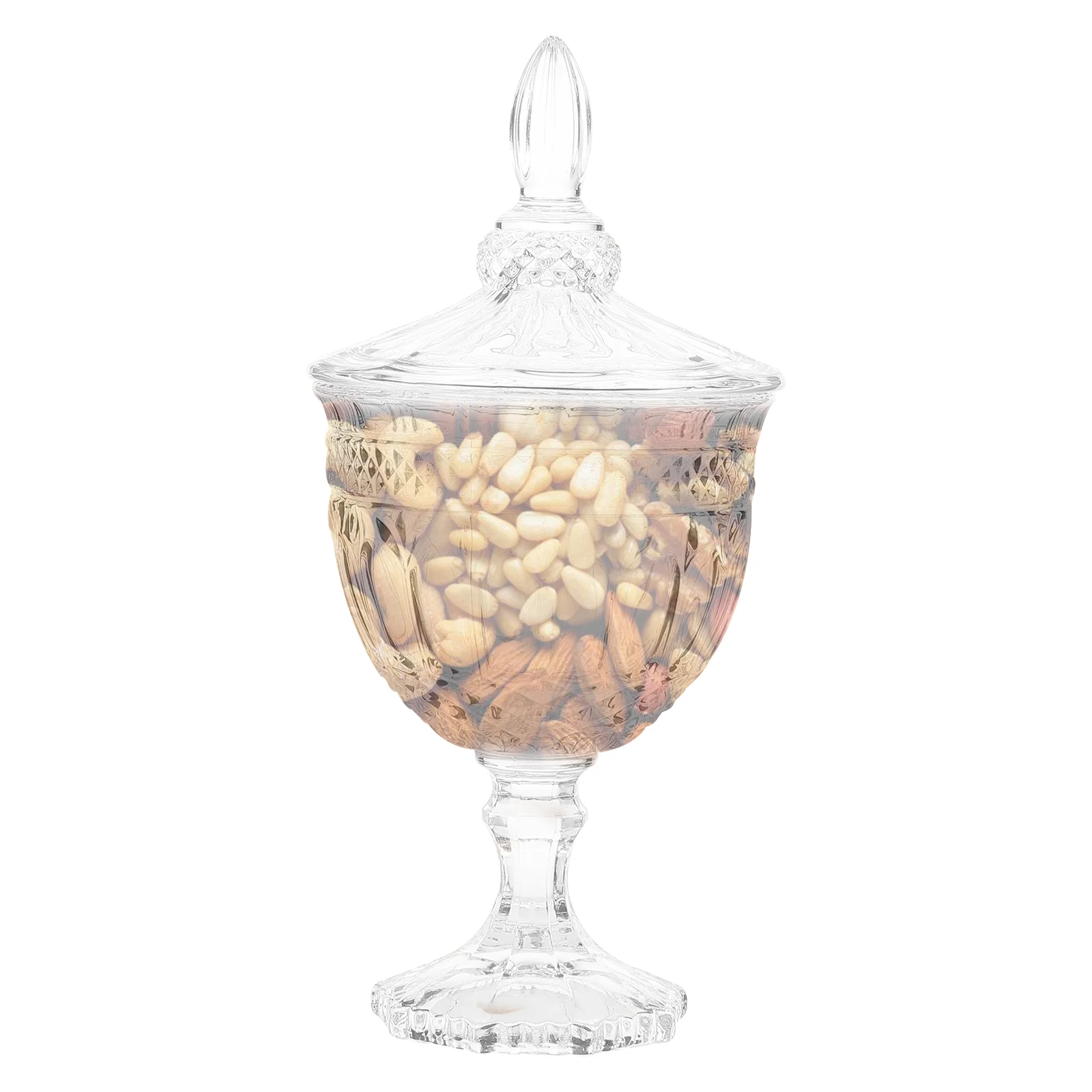 Transparent Glass Sugar Jar With Lid Storage Container Candy Box Home Decor Biscuit Barrel Kitchen Accessories Storage Bottles 2
