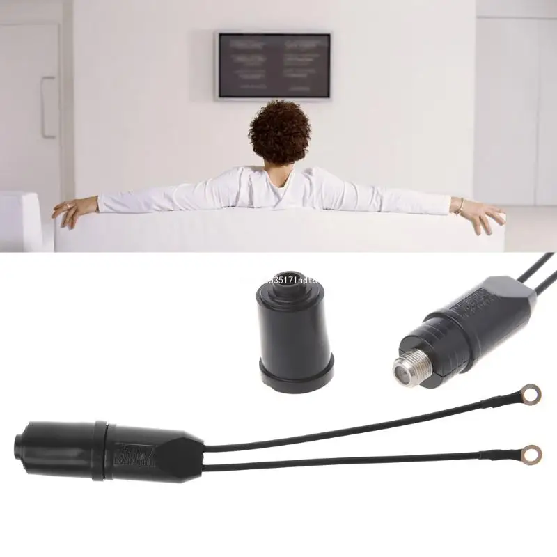 

1PCS Antenna 300-75 Ohm Coaxial Cable Matching UHF/VHF/FM Dropship