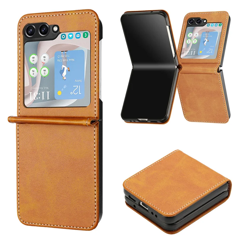 Leather Wallet Flip Magnetic Phone Case with Card Holder and Stand