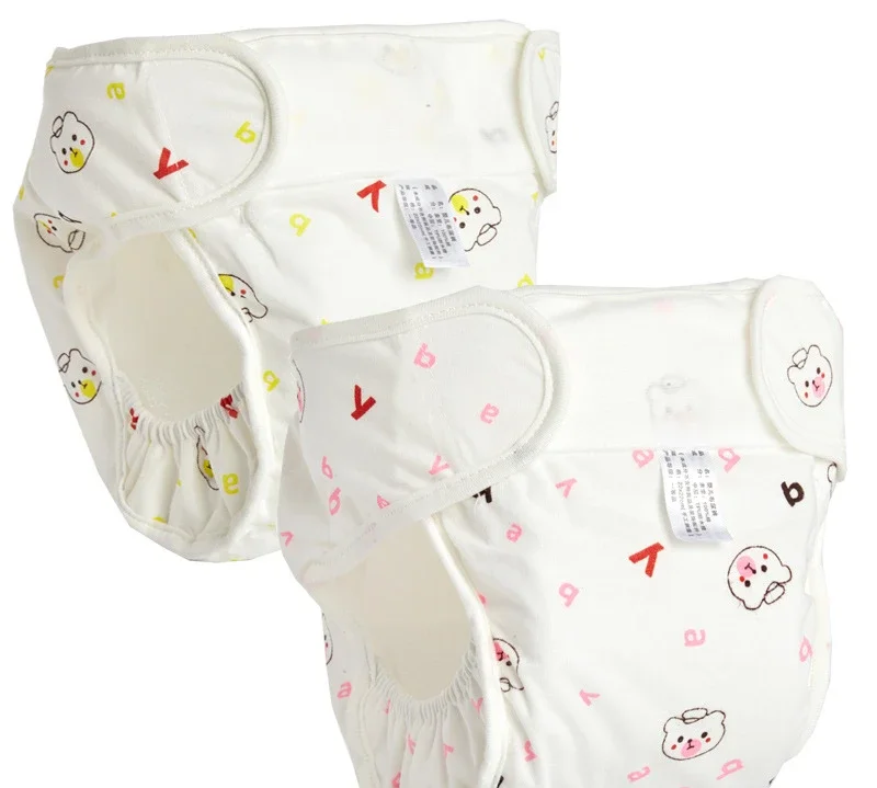 Baby Diaper Pant Pocket Waterproof Newborn Children's Pure Cotton Washable Anti Side Leakage Fixed Strap Baby Training Pants baby training pants cloth diapers waterproof diapers