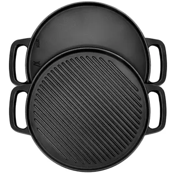12-Inch Reversible Cast Iron Griddle 1