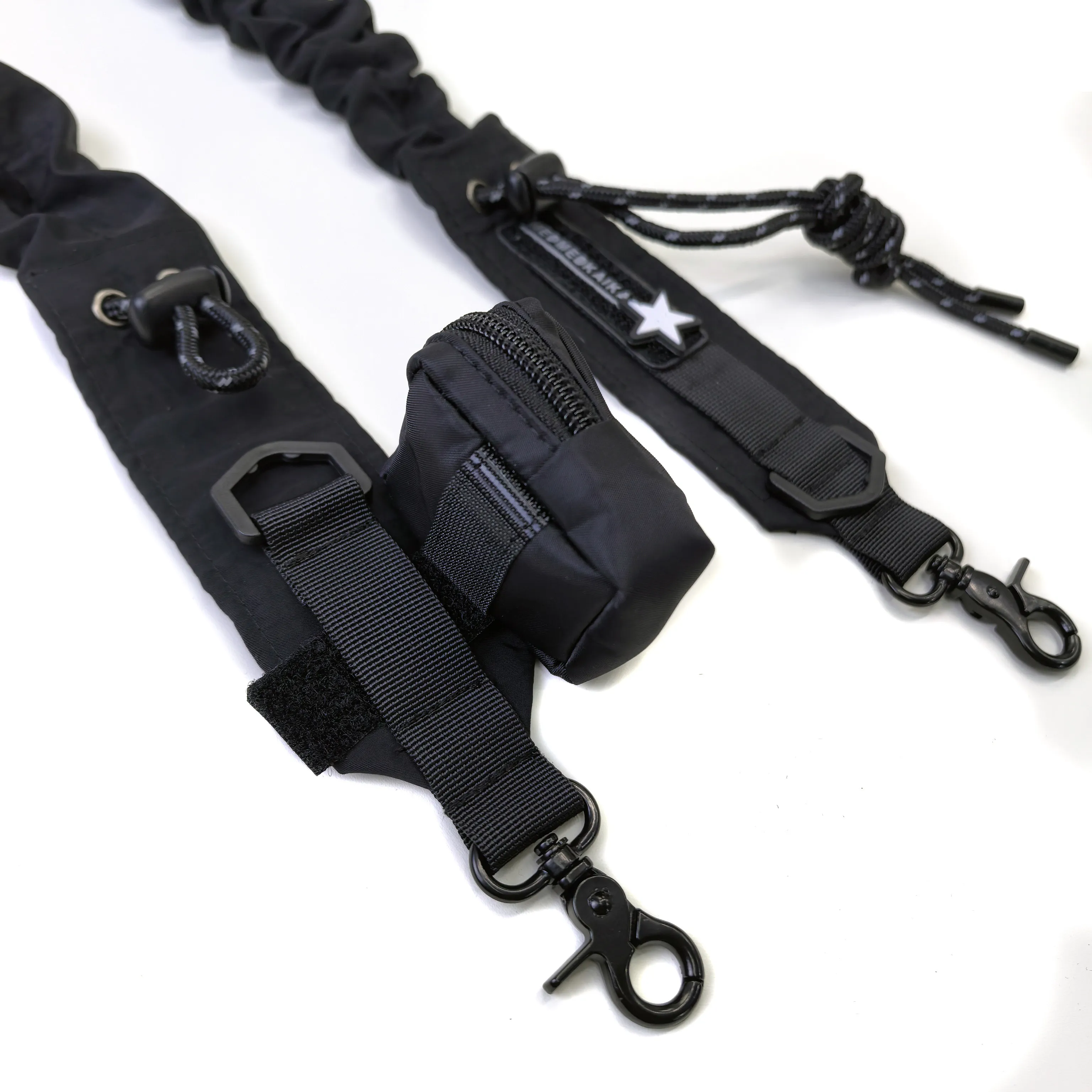 Multifunctional Tactical Adjustable Ruched Replacement Bag Strap Detachable Shoulder Strap Mobile Phone Crossbody Lanyard