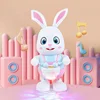 Robot Rabbit Dancing Sing Song Electronic Bunny Music Robotic Animal Beat Drum With LED Cute Electric Pet Toy Kids Birthday Gift 3