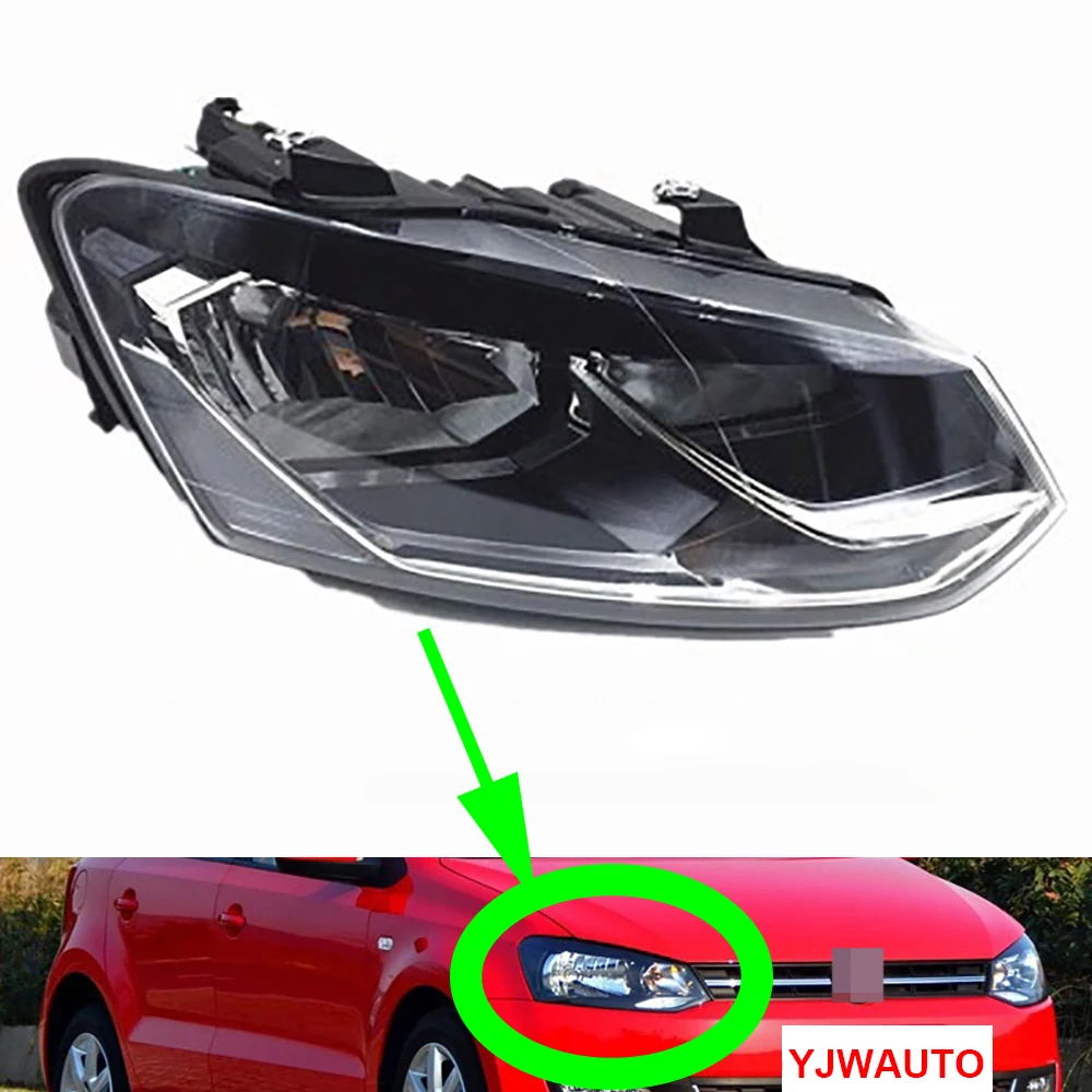 ForVWPolo20112017HeadlightAssemblyCarHeadlampwithDayRunning
