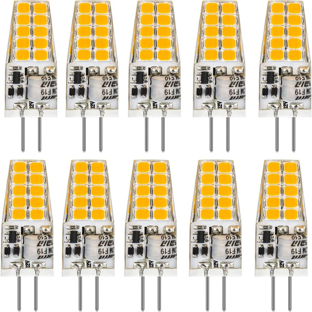 에너지 절약 실리콘 조명, 할로겐 램프 교체, G4 LED 전구, AC, DC12-24V, 웜, 콜드, 내추럴 화이트, 3W, 10LED, 5W, 20LED, 360 도