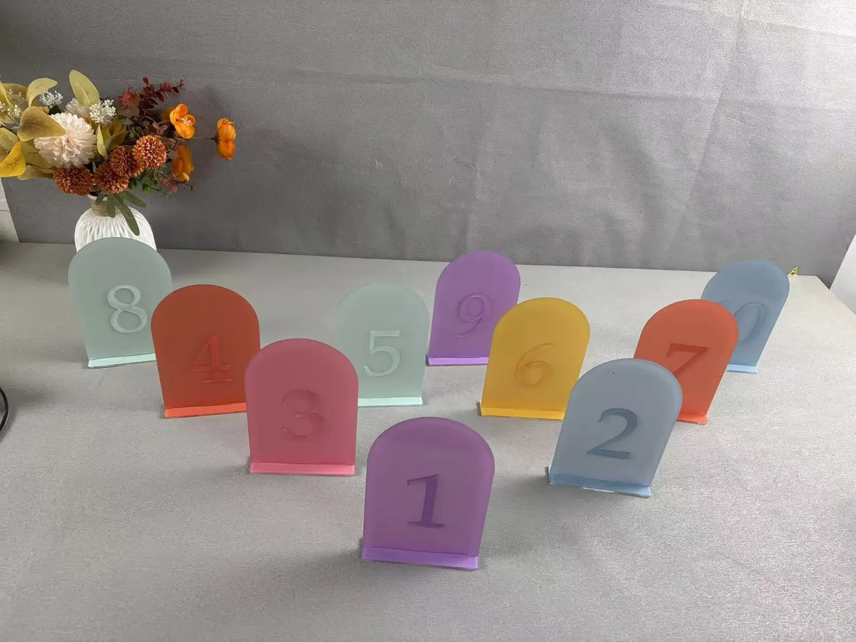 Arch Wedding Table Numbers Serif Neutral Sign Wedding Decor Modern Arch Signage Luxury Numbers