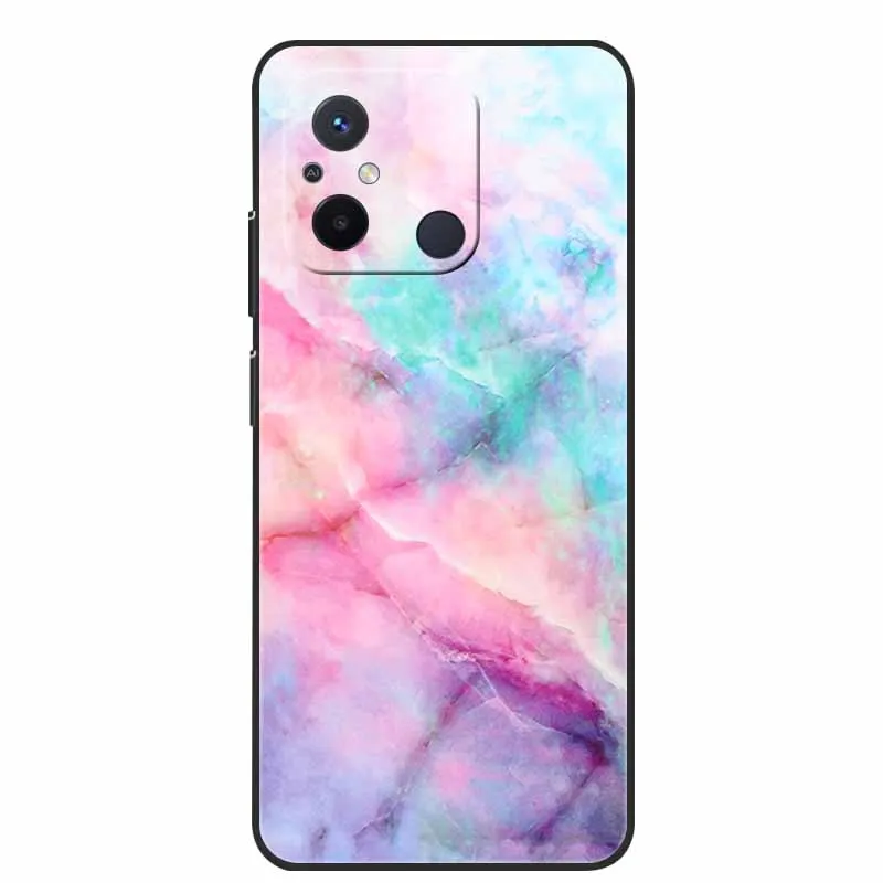 Black TPU Soft Cover with Wolf and Lion Design - Premium Silicon Bumper Case