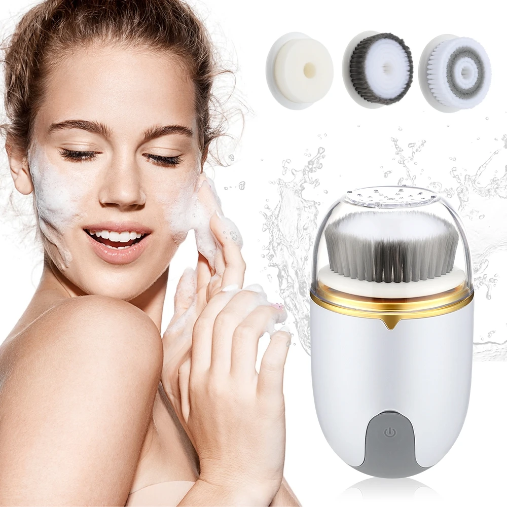 3in1FaceCleansingBrushSkinCareElectircMassageDeeplyPore
