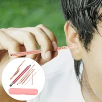 7Pc LED Ear Cleaner Curette Earwax Removal Set for Ear without 2