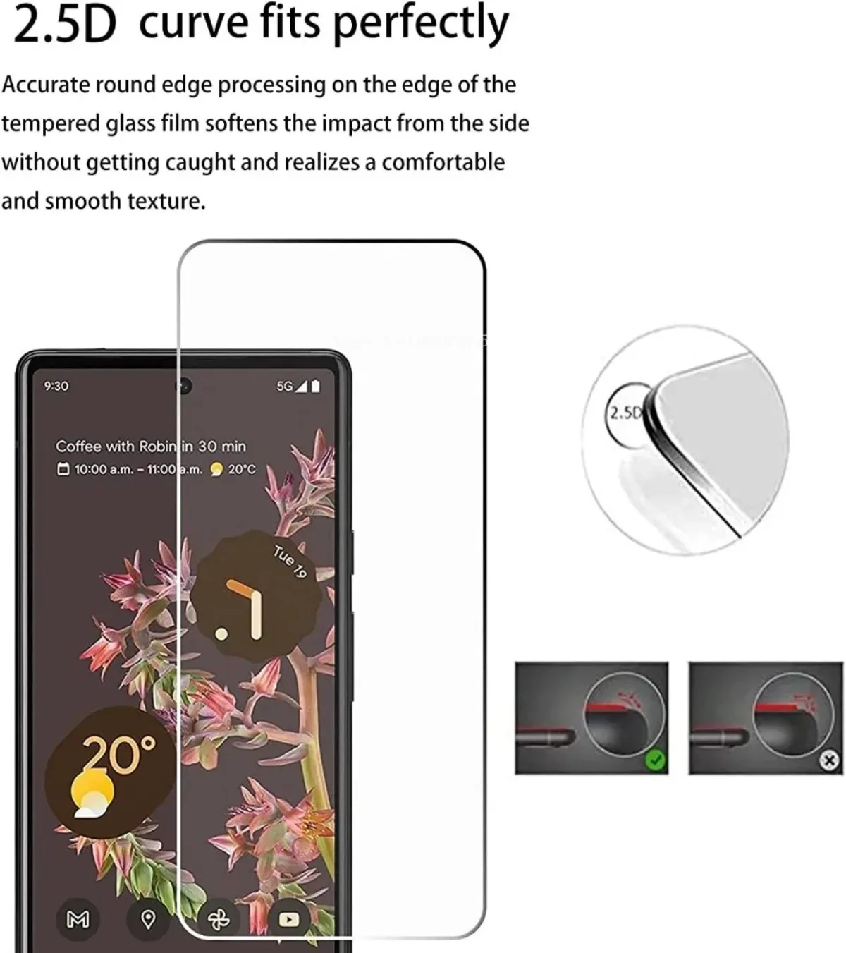 Premium 4-Pack HD Tempered Glass Screen Protectors - 9H Clear Film Guard