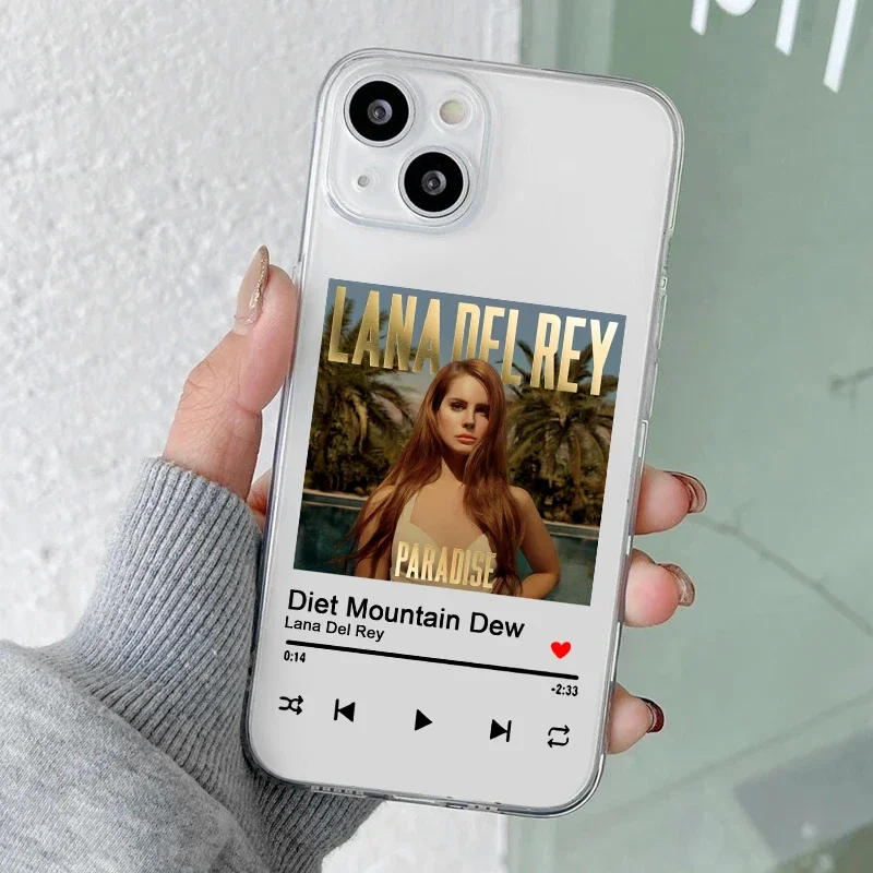 Lana Del Rey Artistic Kraft Poster Design Phone Case