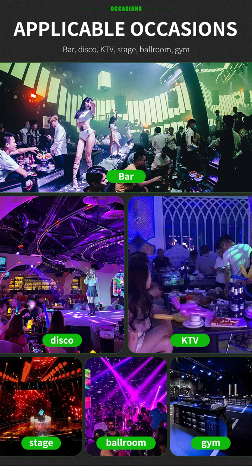 New 12Pcs RGB Spider Laser Light Led Beam Disco Projector Stage Light 3In1 Strob