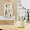 360-degree Rotating Makeup Stand for Cosmetics Storage and Organization Household Items Room Gadgets Cosmetic Jewelry Container 2