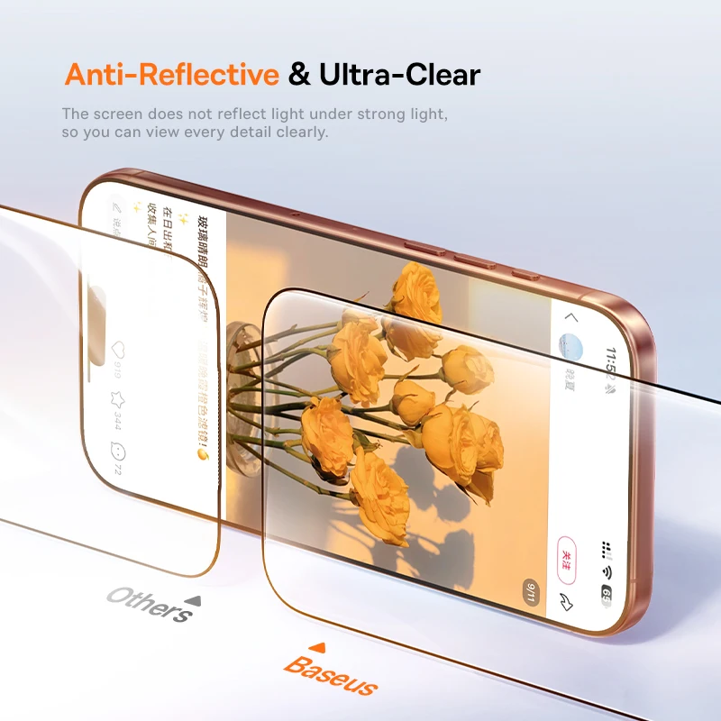 IPhone 12 Pro Max Tempered Glass Back Cover Protector - 9H - Clear - Foto 10