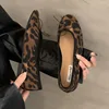 2024 Summer Leopard New Brand Women Flat Shoes Fashion Leopard Print Ladies Elegant Shallow Slip On Soft Ballerinas Shoes 5