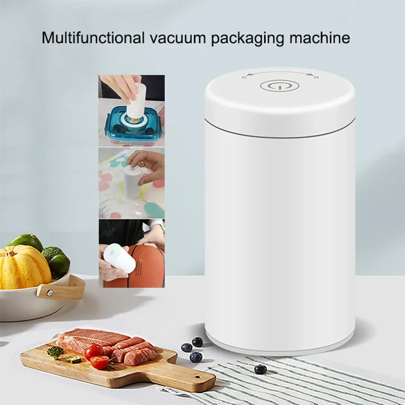 

2023 Новый Электрический вакуумный упаковщик USB портативный Sous Vide вакуумная упаковочная машина многоразовая пищевая сумка уплотнитель насоса кухонные инструменты