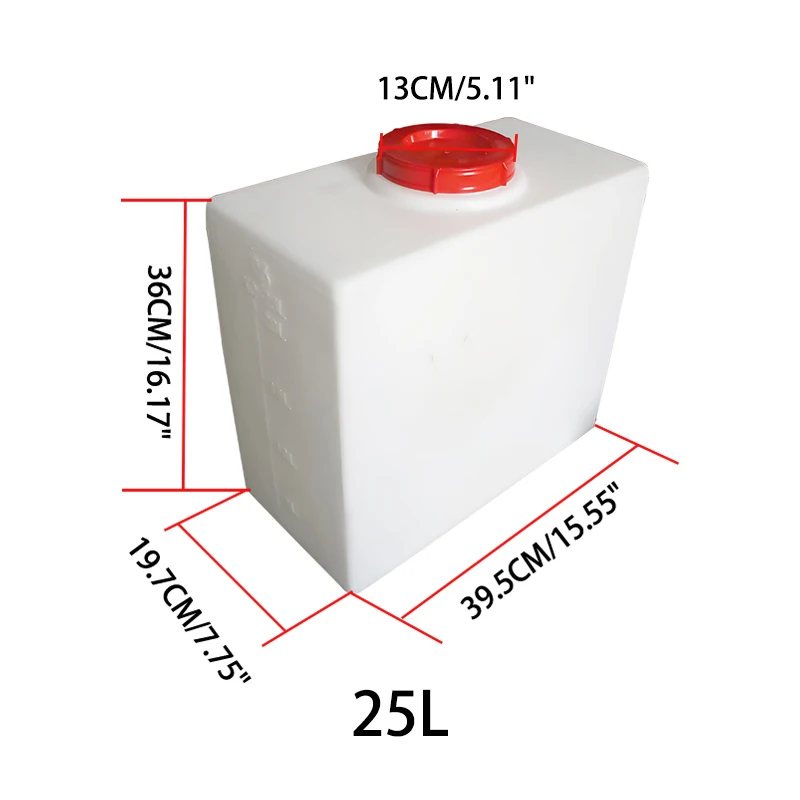 RV Water Tank Leak Proof Food Grade Fresh Water Container for Trailers Campers Boats Yacht PE Storage Bucket
