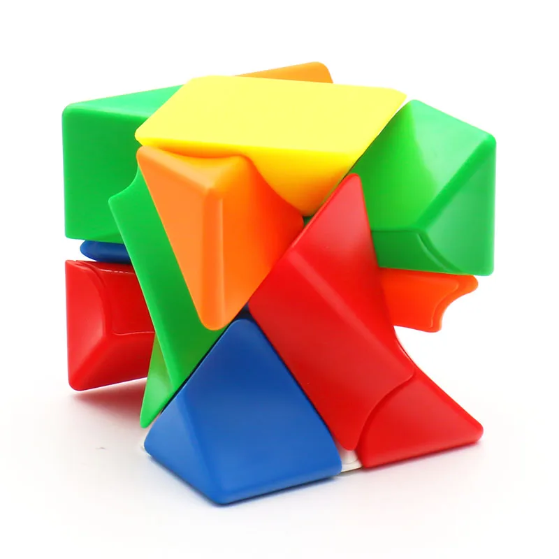 QiYi Twisty Skewb V2 매직 큐브 전문 퍼즐 스티커리스 성인 청소년 지능 장난감 두뇌 티저 초보자 속도 향상