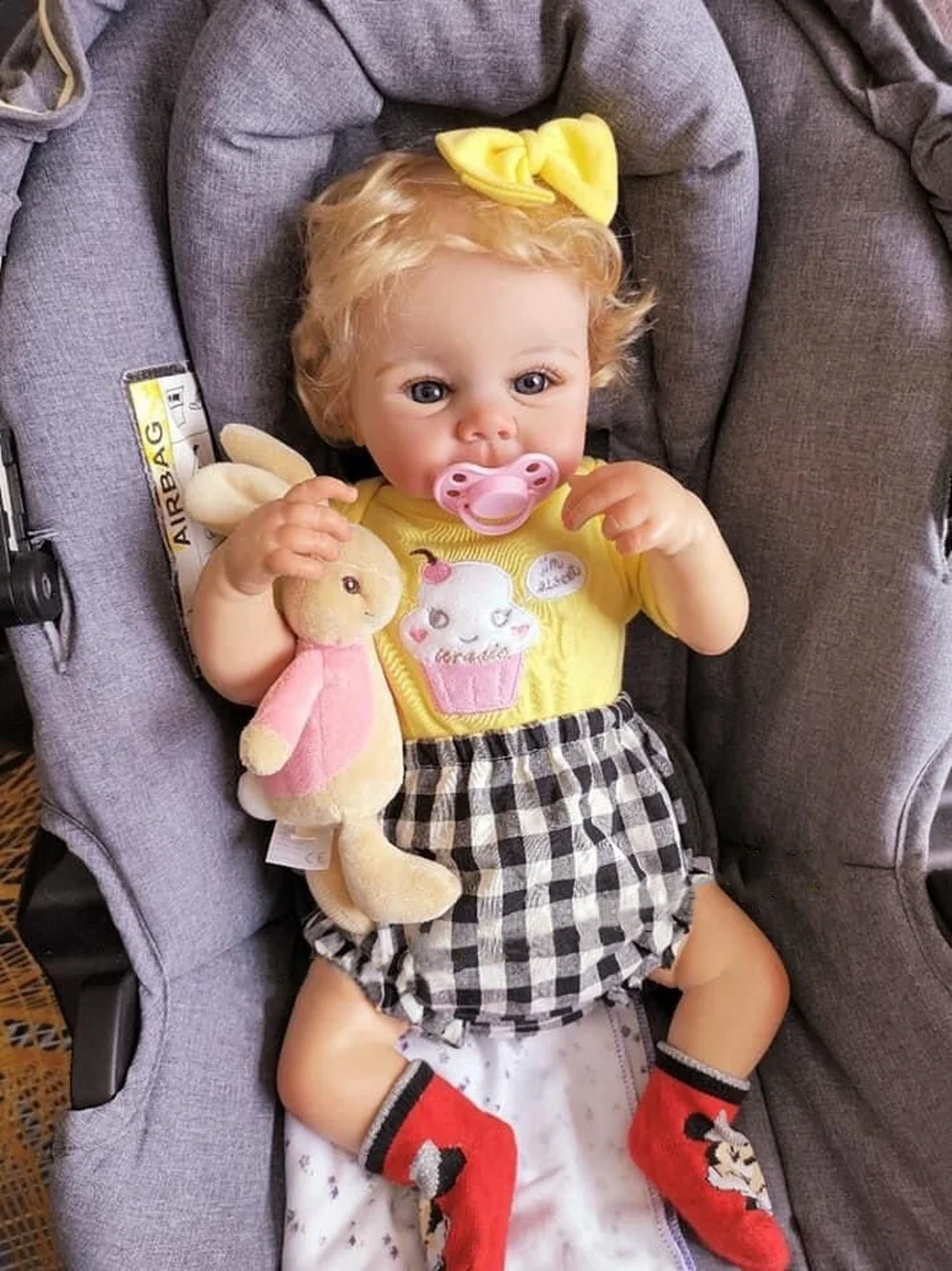 

48CM Bebe Reborn Doll Baby Girl Juliette Soft Cuddly Body Lifelike 3D Skin Paint with Genesis Paint Visible Veins Art Bebe Doll