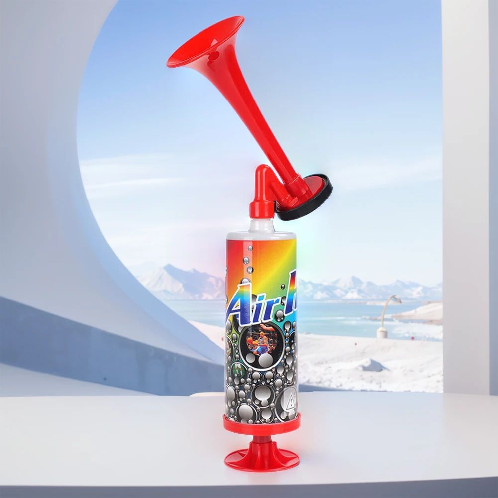 Air Cheering Horn Soccer Game Horn Reusable Football Stadium Horn Portable Mini Handpush Pump Air for Boating Sports Events Birthday Parties