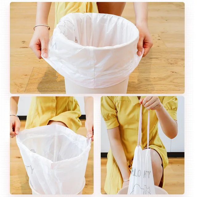 15 db Hello Cica Húzózsák -Táska Hordozható Utazási Táska Poggyászok Válogató 45X50Cm Mosózsák Otthoni Vízálló Cipőzsák - Image 5