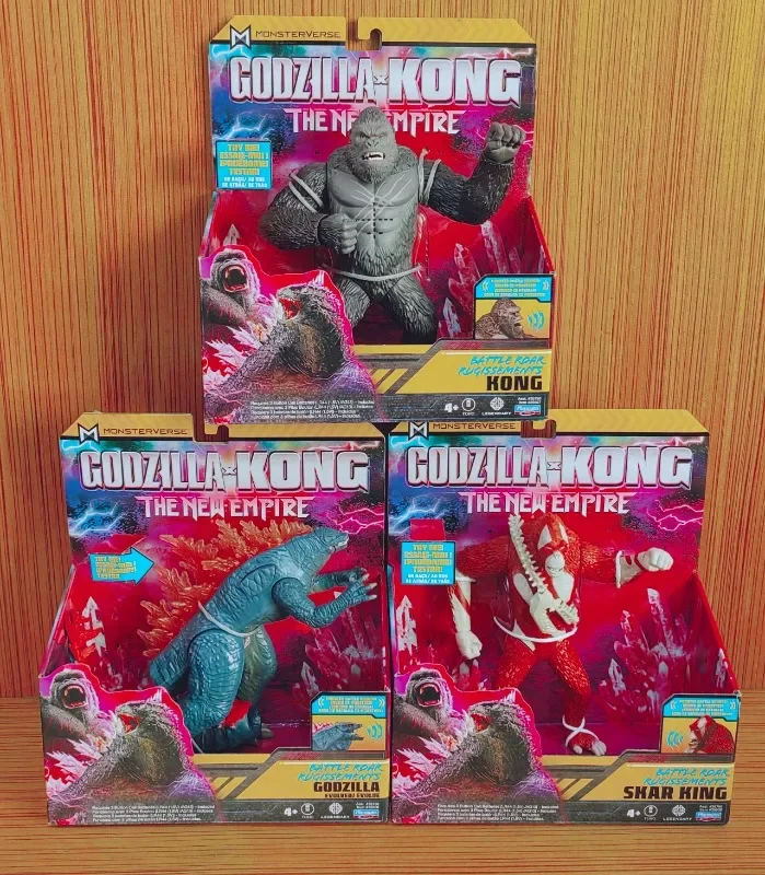 Фигурки героев аниме Godzilla Kong, Мега кубики Конг варбат гойирас, игрушки для детей, подарок на день рождения, Коллекционирование кулонов, игрушки