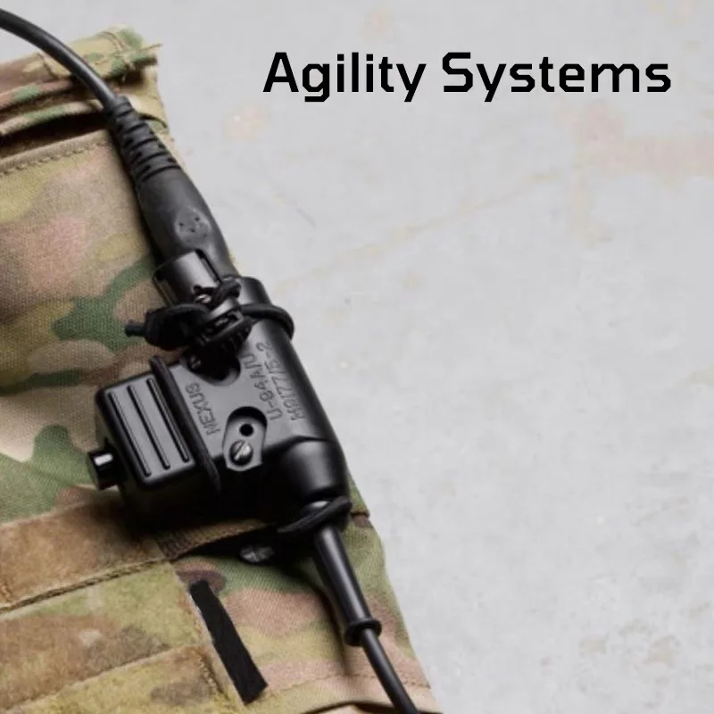 

Agility Systems PTT communication four hole fixed board adapter Molle hole imported Tegri