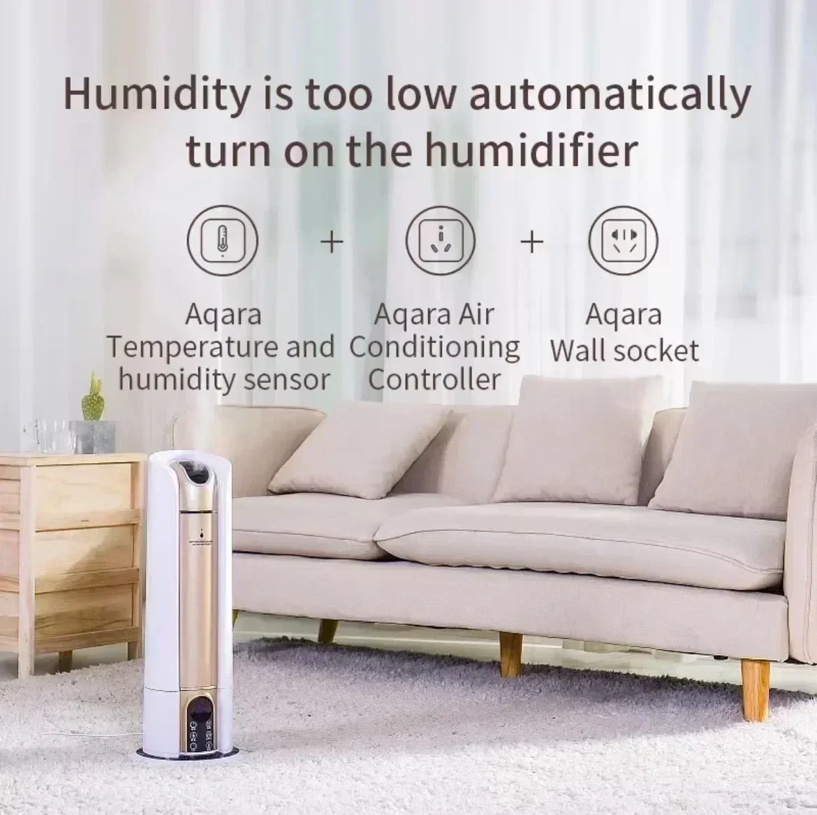 Aqara Temperature Sensor Smart Air Pressure Humidity Environment Sensor Zigbee Smart Remote Control For Mijia Home Homekit