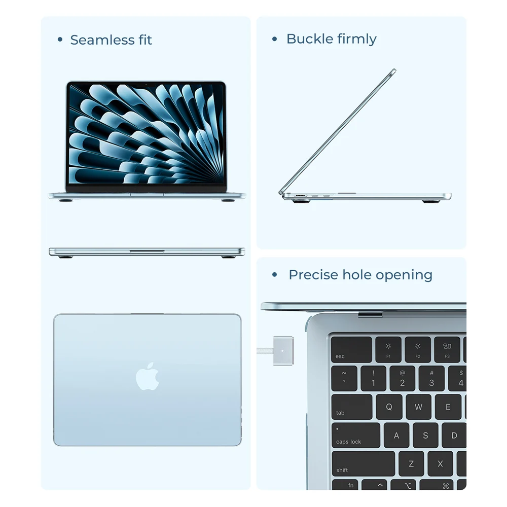 Sleek Ultra-Thin Matte Laptop Case for MacBook Air 13.6-inch