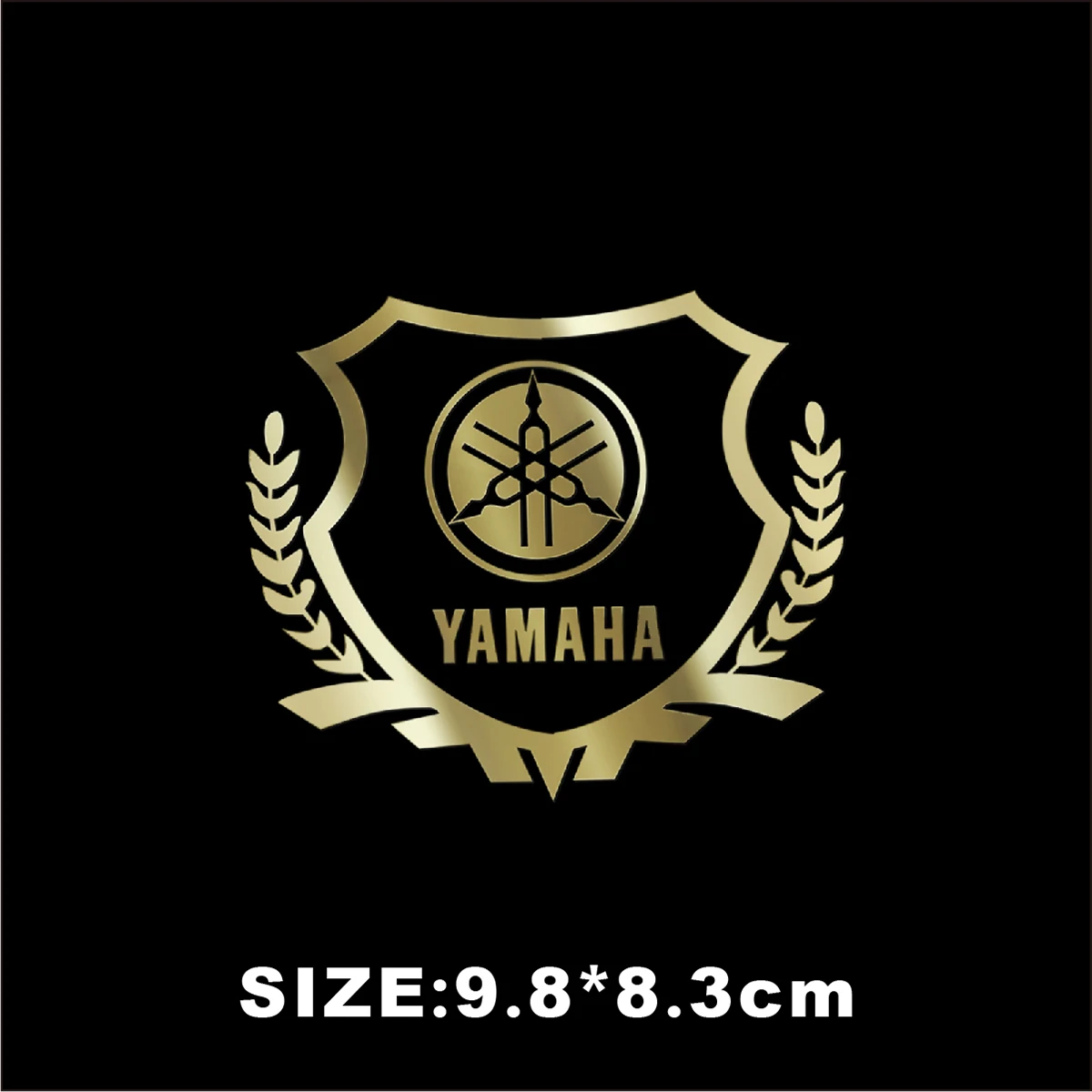 Yamaha Motorcycle Gold Stickers  Yamaha Motorcycle Tank Stickers