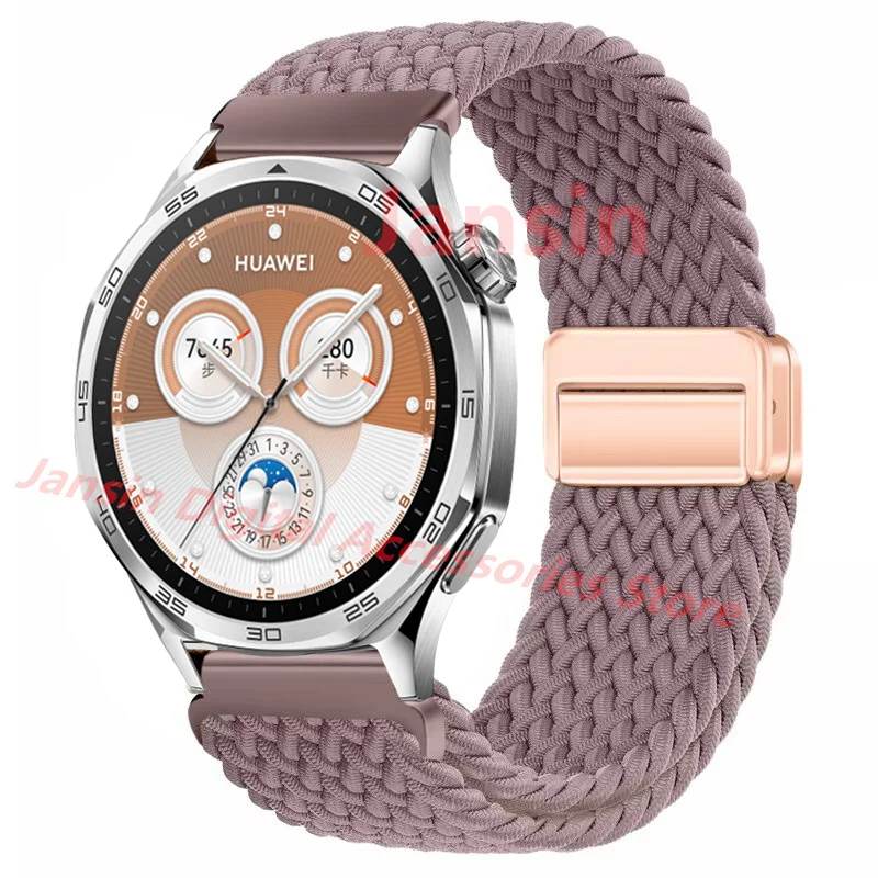 Elegant Weaves Nylon Loop Band - 22mm Bracelet Watchband