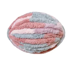 Luxurious Multicolor Chenille Chunky Yarn - Soft & Warm (25 ying hua)