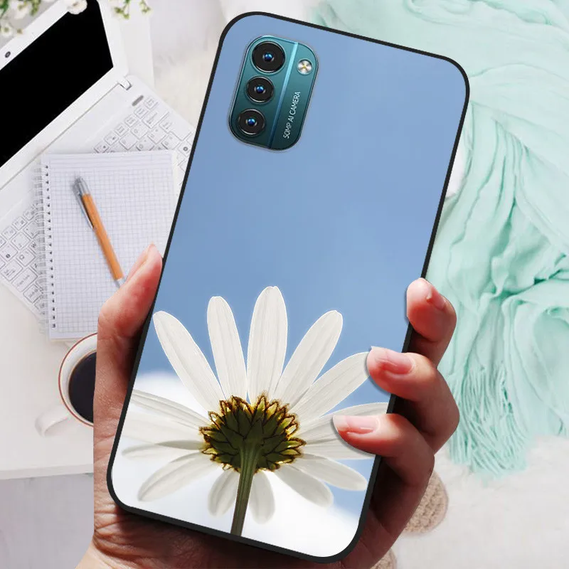 Floral Astronaut Soft TPU Silicone Bumper Phone Case