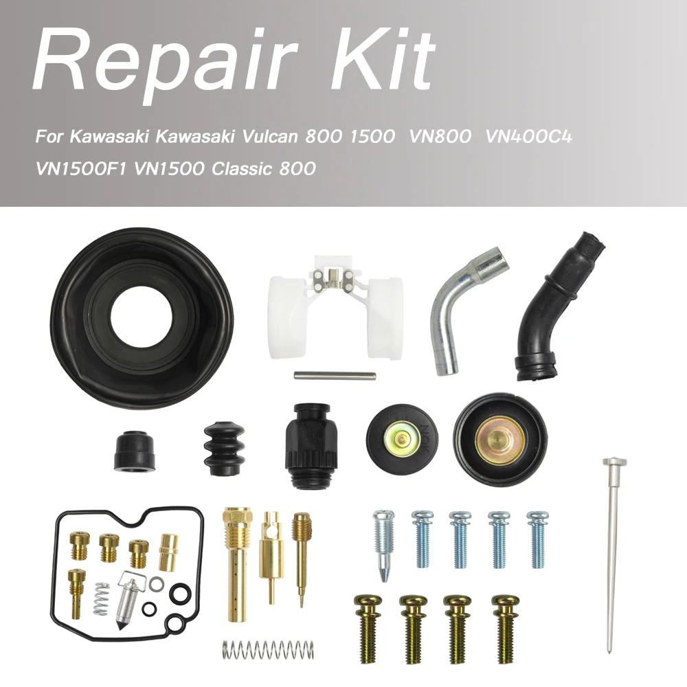 Per Kawasaki Kawasaki Vulcan 800 1500 Vn800 Vn400C4 Vn1500F1 Vn1500 Classic 800 Carburatore Carb Repair Kit