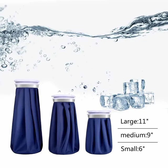 1Dcs Byepain Jégtáska Újrafelhasználható Rögzítő Sáv Kötszer Orvosi Hidegcsomag Forró Víz Táska Sérülések Fájdalomcsillapító Jégcsomagoló Védővédő - Image 3