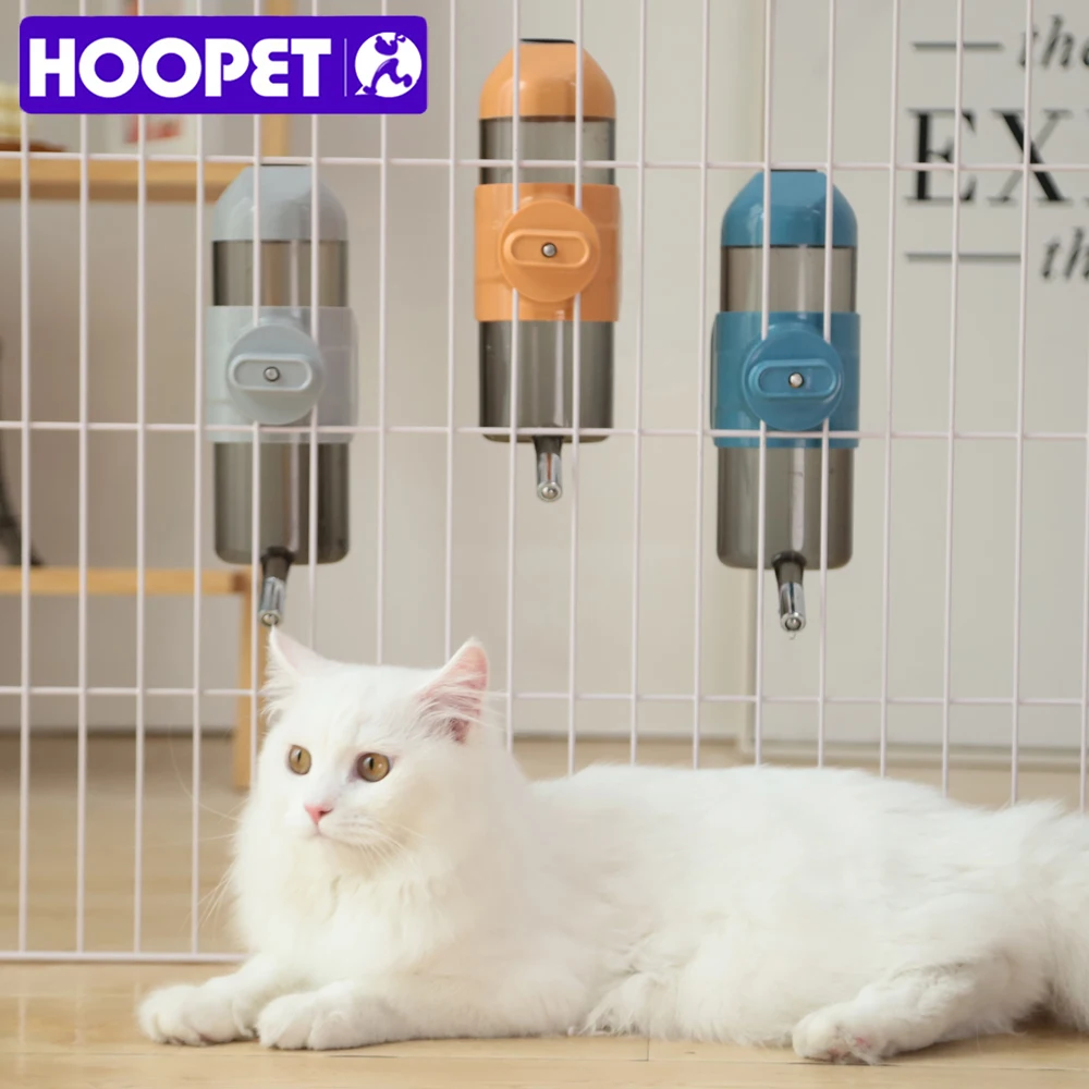 

HOOPET Pet Hanging Cage Water Cat Drinker Bottle Dispenser Fountain Head Drinker Ball Puppy Dog Cat Pet Automatic Water Drinking