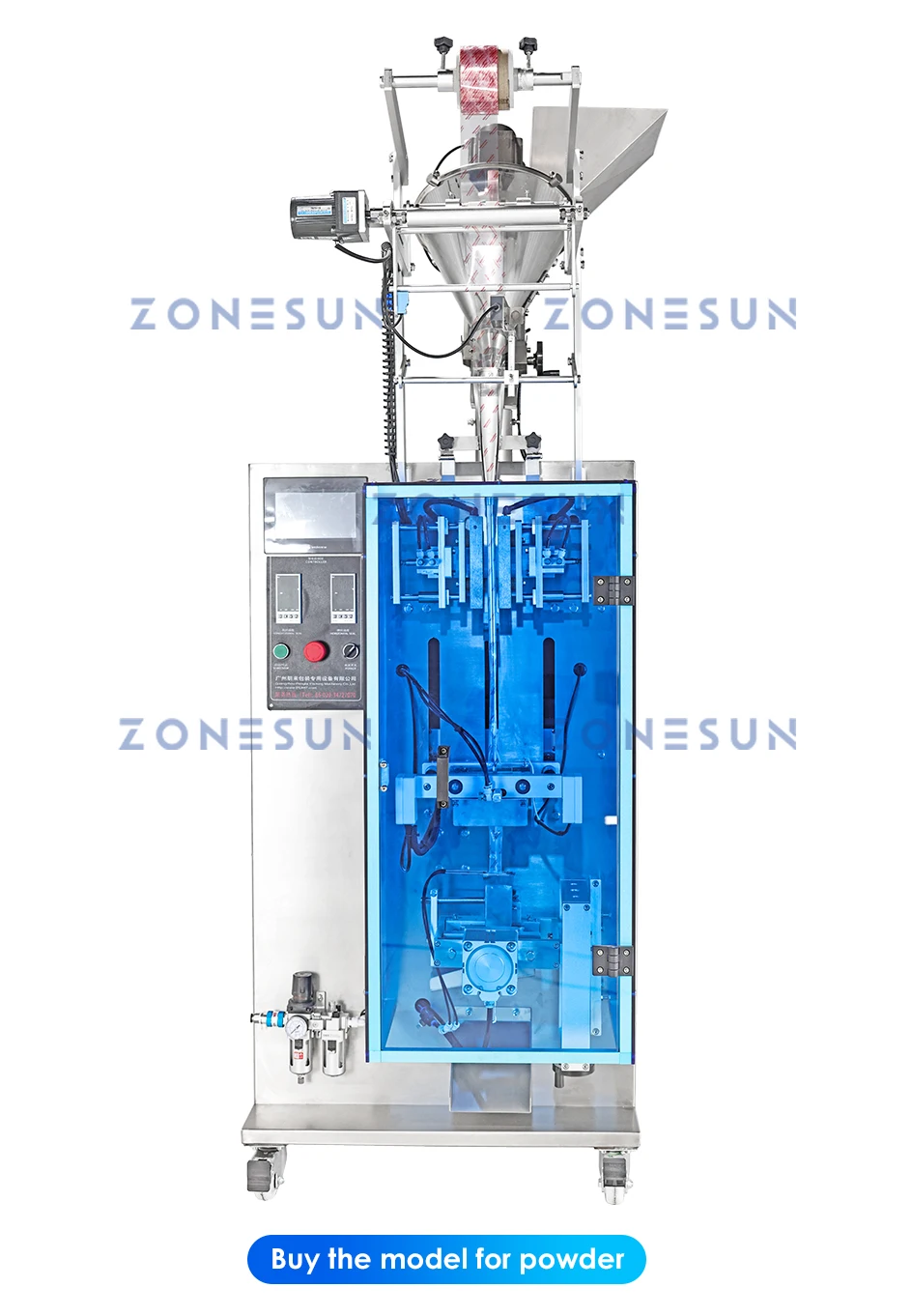 ZONESUN ZS-PL240LS Соус, специи, мед, пакетик, кетчуп, упаковка, жидкая паста, наполнитель, запайка, машина с функцией нагрева смешивания
