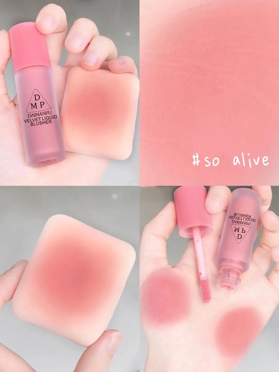 Liquid Blush Blush Cream Cream Blusher Facial Blusher Peach Cream Blush Eyeshadow Smooth Make Up Liquid Eye Face Pink Blusher Tint Face Contour Brightens Makeup For Women