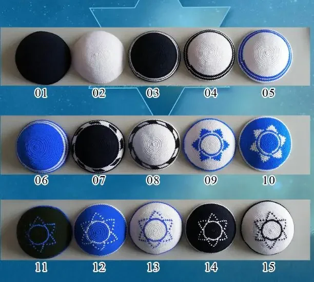 

Jewish Kippah Dome Kippa Juif Cipa Jerusalem Israel Little Hat Clothing Headdress Toque Cap Knitted Handmade Kipa Kipot