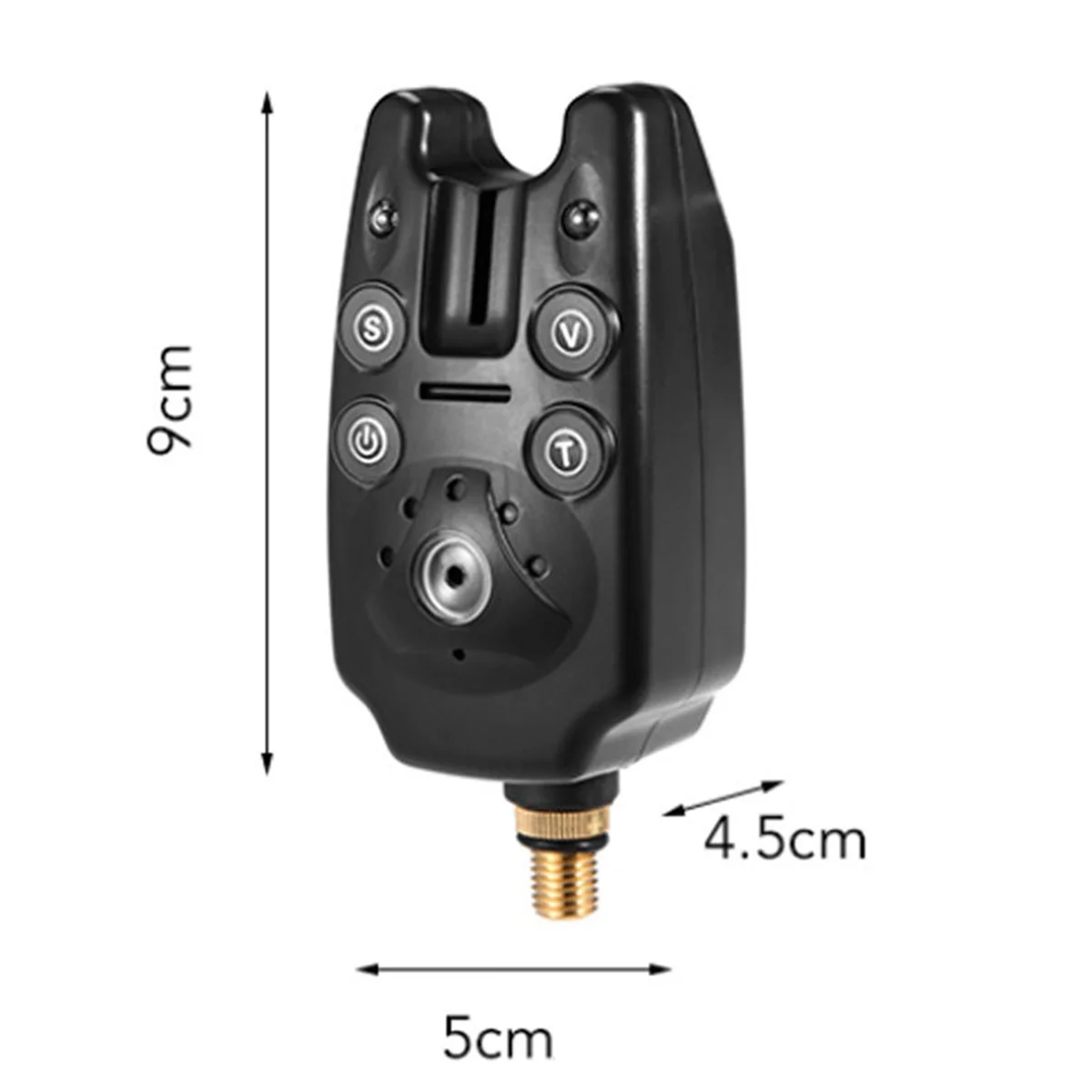 BAAU 2X Carp Fishing Bite Alarm with Volume Sensitivity Control LED Indicator Fishing Electronic Alarm