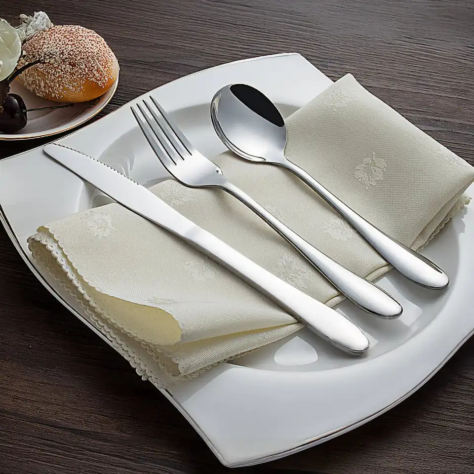 45 Piece Stainless Steel Silverware Set for 9
