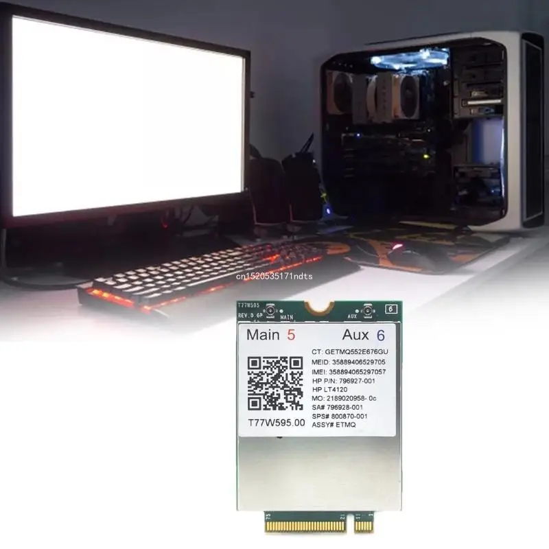 Modulo 4G LTE M.2 Per Laptop HP - Scheda Rete WWAN 150Mbps Per EliteBook E ProBook - Foto 10