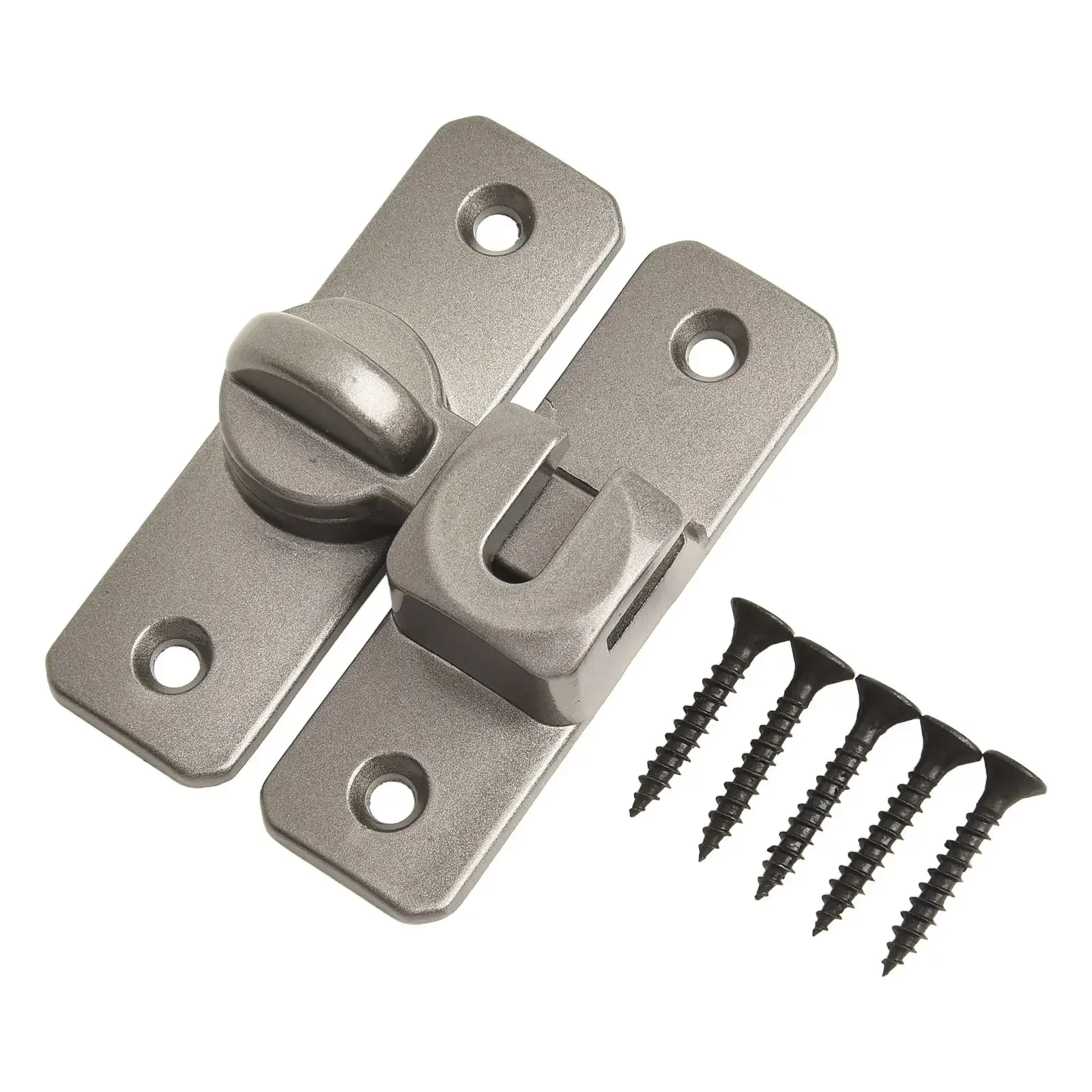 Door Lock Door Latch Bolts Home Security Heavy-duty Zinc Alloy 90 180 Degree Sliding Anti-theft