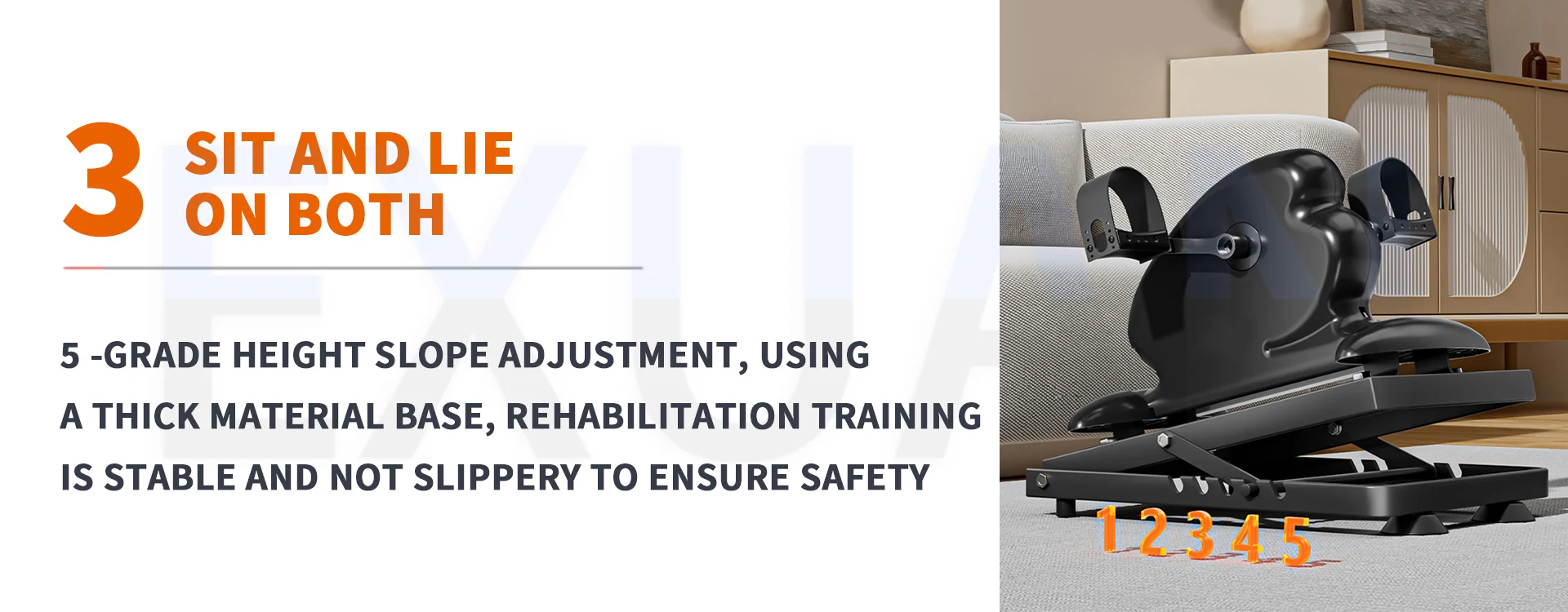 Description Picture 6 of itemElderly Steppers Home Exercise Electric Bicycle Leg Hand Foot Rehabilitation Training Equipment Upper And Lower Limb Exercise