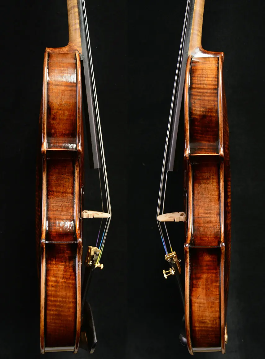 Actual Photo Proud Stradivari Violin Master Wang's Own Work No. W5