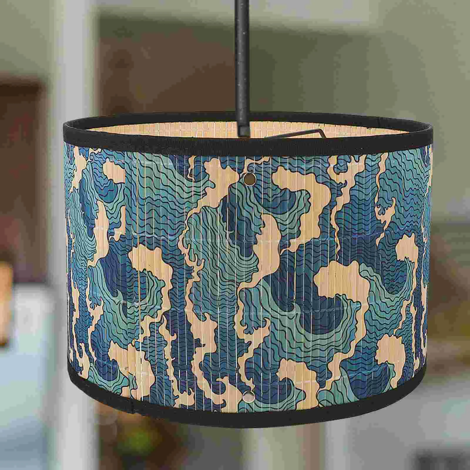 

Japanese Style Lamp Shade Bamboo Light Cover Chandelier Wall Lamp Lampshade Bamboo Art Light Shade(Not include power cord)