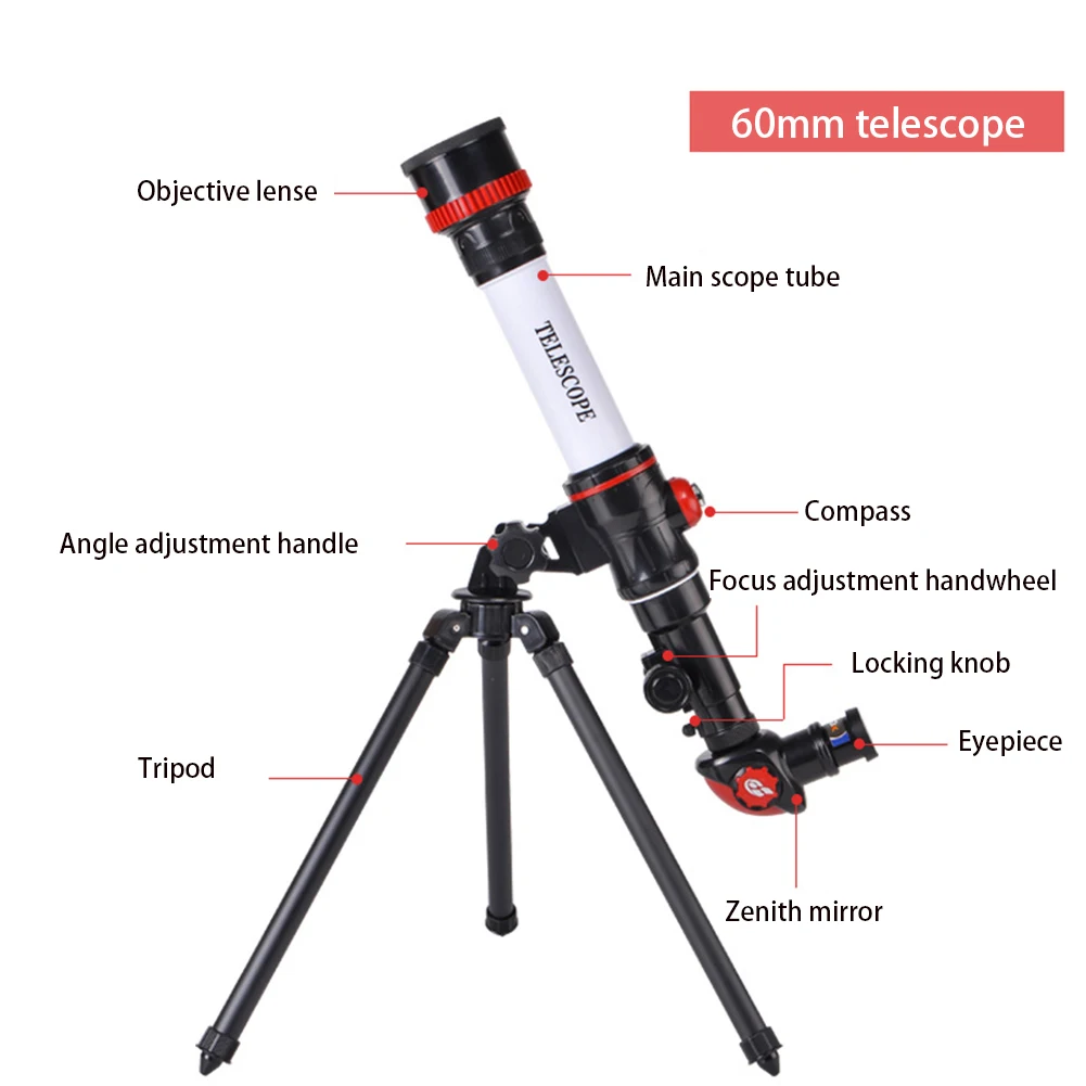 Professional Astronomical Telescope for Space Monocular HD High Magnification Eyepiece Powerful Binoculars for Star Observation 5