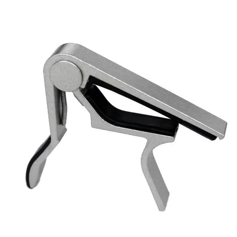 Single-Handed Black Guitar Capo for Acoustic and Electric Guitars