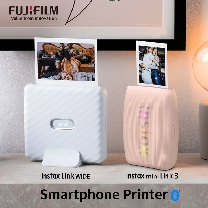 Genuine Fujifilm Link WIDE Instax Mini SE Link 2 3 Printer Instax Photo Camera Printers Smart PhoneApp Connection Film Machine